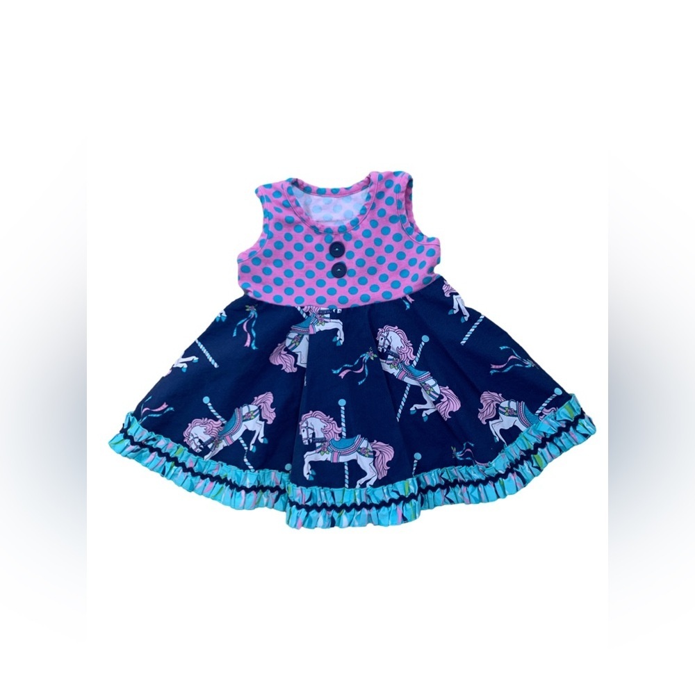 Eleanor Rose Size 18 Months Horse Carousel Rhonda Dress